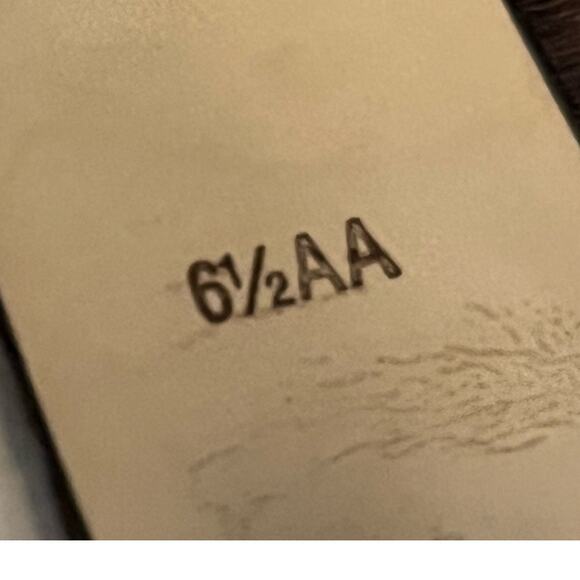 Women's TALBOTS Brown Calf Hair 3 in High Heel Pump Dress Shoes Size 6.5 - Picture 9 of 14